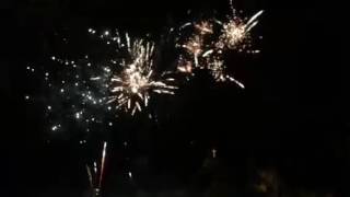 Fireworks during Easter in Corfu 2017