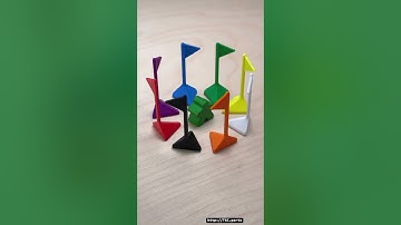Flag Board Game Pieces at The Game Crafter - #gamedesign #boardgamedesign #miniatures #boardgames