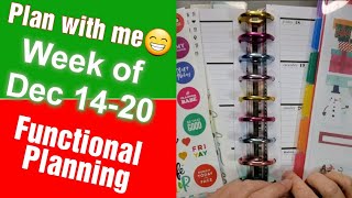 Plan with me|Classic #happy planner|Functional Planning