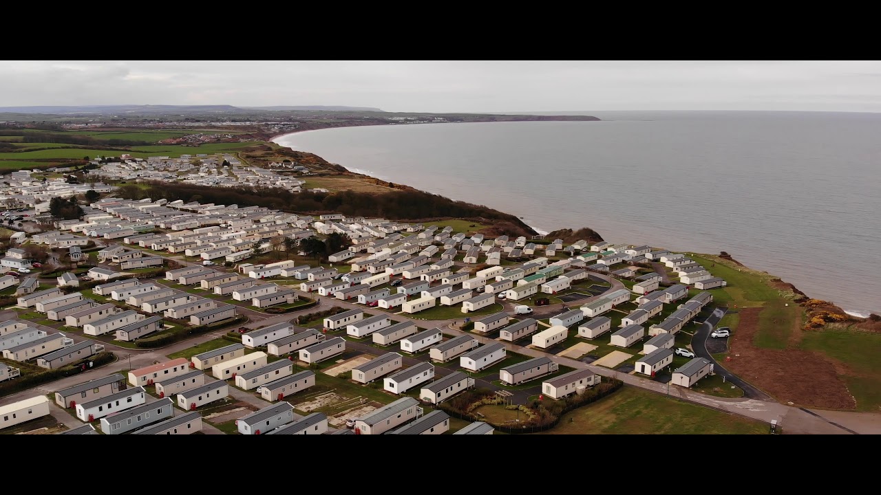A flight around Reighton Sands Holiday Park YouTube