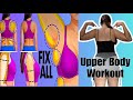 ARMS CHEST BACK WORKOUT AT HOME