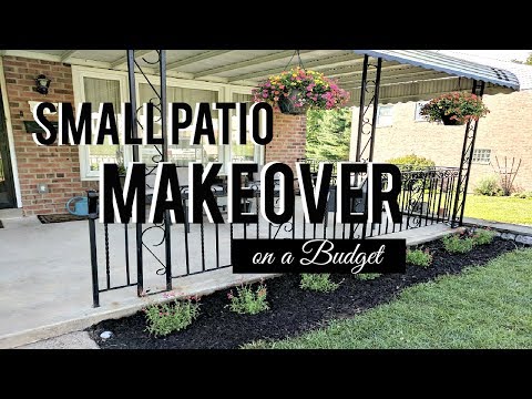 SMALL PATIO MAKEOVER on a BUDGET (Part 1) | Hip 'n Creative