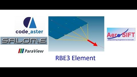 RBE3 element in Code Aster Salome Meca 2019