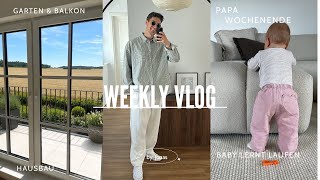 3 Days Alone with Baby, Balcony Update & New Furniture WEEKLY VLOG