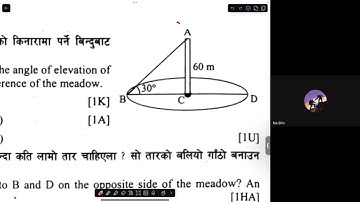 Class 10 C Math | Height and Distance Part 3 | SEE Important Questions Practice | Full Concept