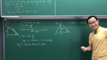 HÌNH 9 - CT MỚI - MỘT SỐ HỆ THỨC VỀ CẠNH VÀ GÓC TRONG TAM GIÁC VUÔNG - THẦY KENKA