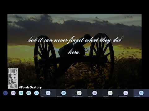 Ford's Theatre | Lincoln Online Oratory Project 2021, Ben W. Murch Elementary School