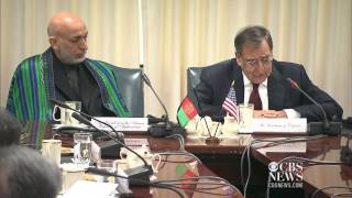 Karzai, Panetta discuss Afghan troop withdrawal
