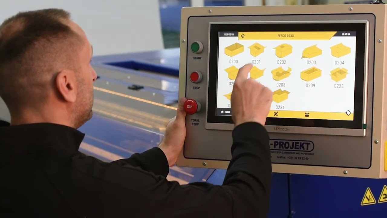 Automatic Boxmaker ESB-pro, with glue application unit. Email: a.yasynsky@gmail.com yasinsky@ukr.net