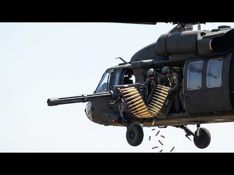 How the Gunship Black Hawk Dominates the Skies with Apache's 30mm Chain Gun