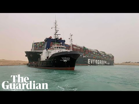 Suez canal blocked: attempts continue to free stuck megaship Ever Given