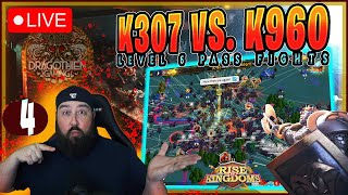 K307 and K960 CLASH DAY 4! FORTS ARE FLYING! LEVEL 6 PASS FIGHTS CONTINUE!