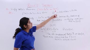 Class 12th – Problem 2 on Rolle