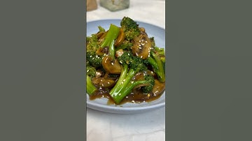 Stir-fried Broccoli And Mushrooms