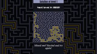 Can You Solve 3 Hard Mazes in 90 Seconds? 🧩🕒 #BrainGame