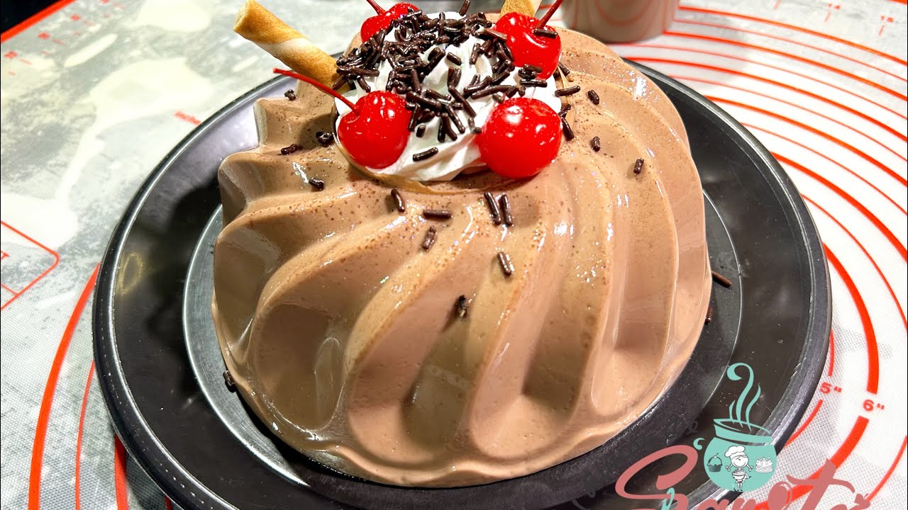 Gelatina de Chocolate de Bolsita / Como mejorar la gelatina de bolsita #reposteandoconsarita