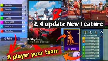 2.4  update new Feature pubg mobile l How to download 2.4 beta version l 2.4 update  beta version