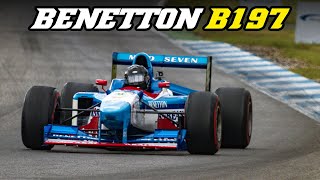 1997 Benetton B197 | 730hp JUDD V10 flyby's & Downshifts | 2024 Hockenheim