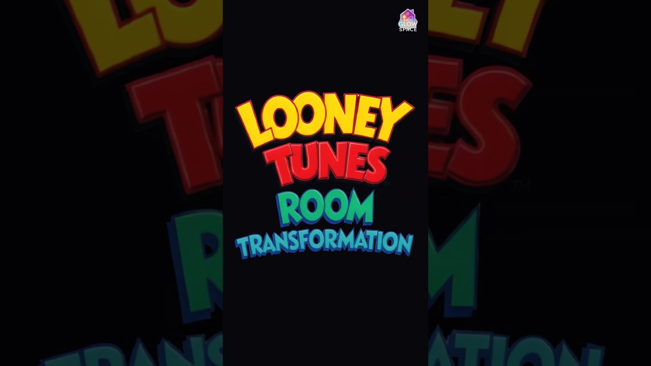Looney Tunes Room Transformation 🎨 From Empty to INSANE Cartoon Bedroom! 