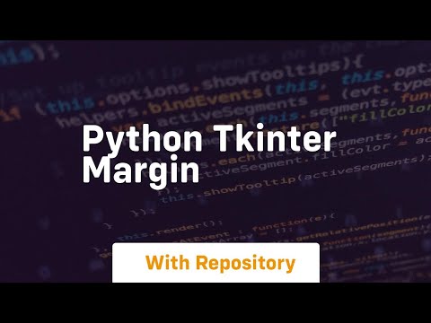 python tkinter margin