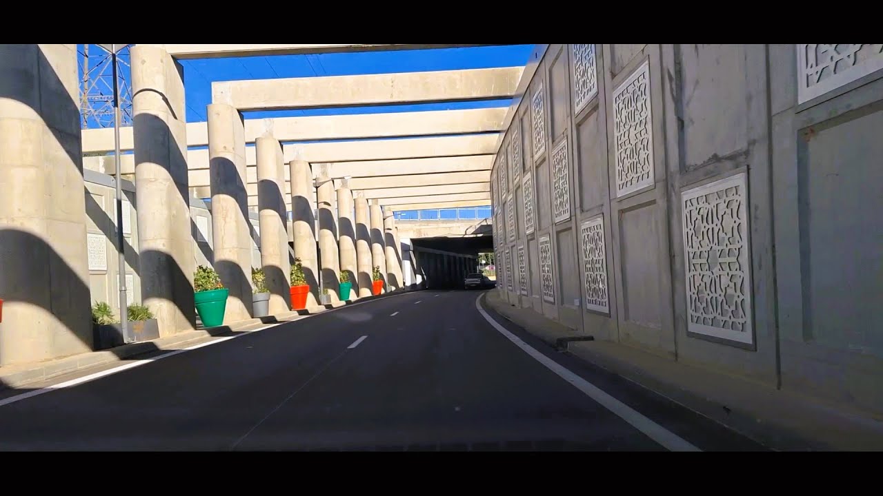 شاهدو طريق سيار عالمي بثلاث اروقة في كل إتجاه ماشاء الله NEW AINALLAH HIGHWAY