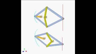 Peaucellier linkage 2480p | Mechanisms |Mechanical Engineering | Design Concepts |