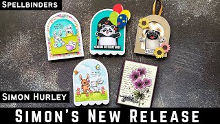 Must See! Simon Hurley's Latest Collection! #teamspellbinders #neverstopmaking