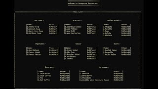 Restaurant bill management