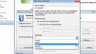 TechTips NVR Database3 Link VidCenter