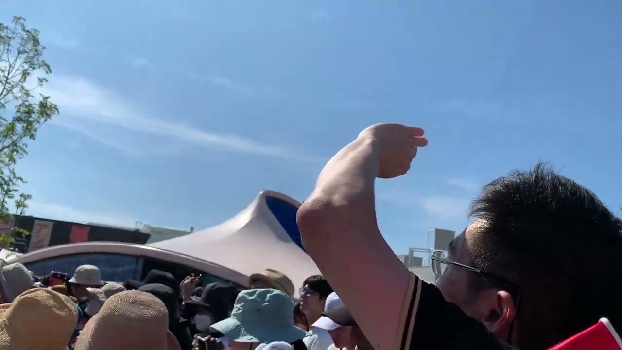 ７月１３日　感動をありがとう　🛬ブルーインパルス☀️ いのちの広場　万博