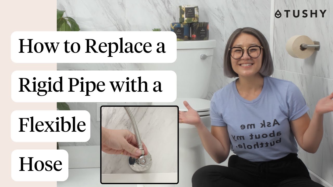 How to Replace a Rigid Pipe with a Flexible Hose when Installing Bidets
