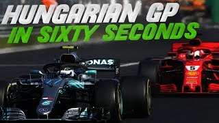 F1 Hungarian Grand Prix 2018 In 60 Seconds