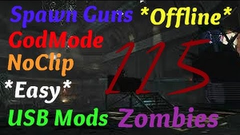*WORKING* COD Black Ops 1 USB Zombie Mods Tutorial *Easy* *Offline*