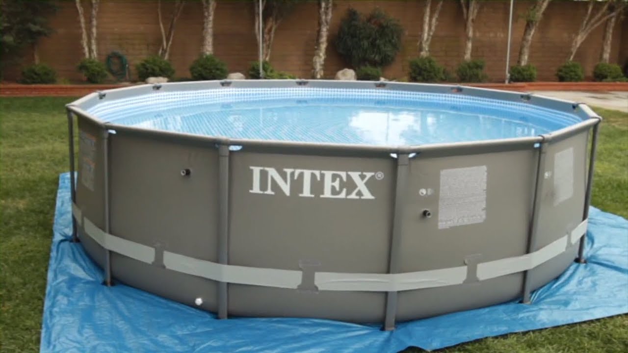 Promo INTEX PISCINE INTEX HORS SOL RECTANGULAIRE chez Auchan