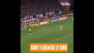 Gols E Pênaltis De Corinthians 1(5)X(4)2 Cruzeiro - Corinthians Classificado Nos Penais