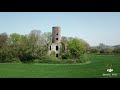 Racton ruins West Sussex haunted tower dji mavic drone