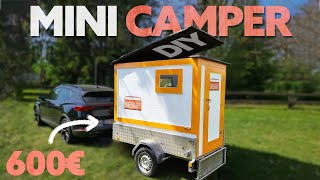Günstiger DIY Camping-Anhänger: Wir bauen in 2 Tagen einen Mini-Wohnwagen!