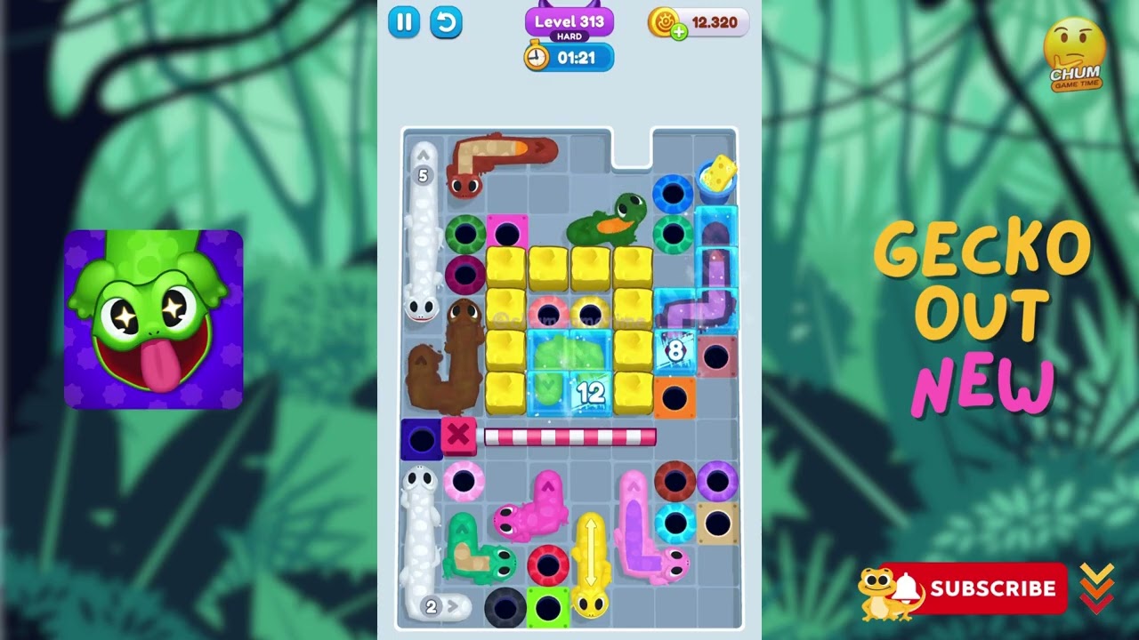Gecko Out - Level 313 - Gameplay walkthrough
