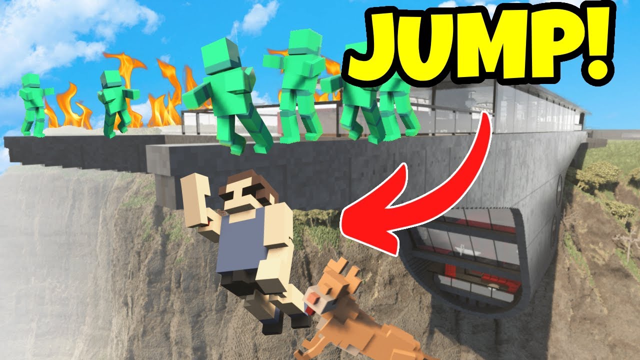 ПОБЕГ ОТ ЗОМБИ В ПОМЕЩЕНИИ КЛИФФА! СНЯТИЕ МОДИФИКАЦИЙ