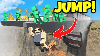 Zombie ESCAPE In CLIFF Mansion! Teardown Mods screenshot 2