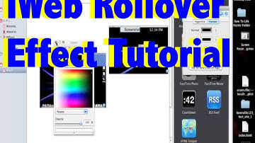 iWeb Tutorial Rollover Effect Text