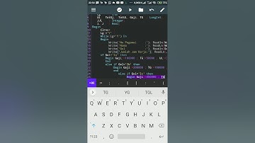 Input  Gaji Karyawan Dengan Menggunakan TURBO PASCAL