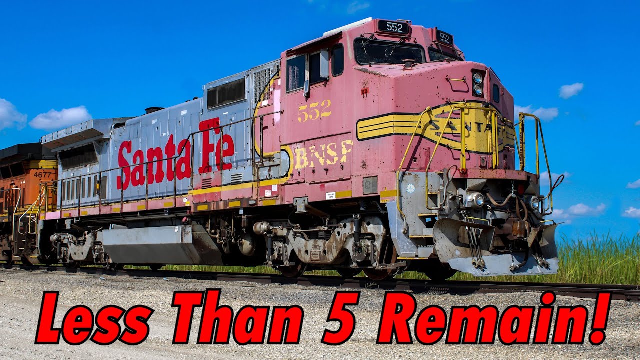 В погоне за ПОСЛЕДНИМ из суперфлота Санта-Фе B40-8W!