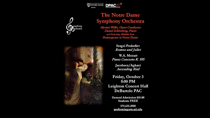 Notre Dame Symphony Orchestra 2025 October Concert - Peace & Passion