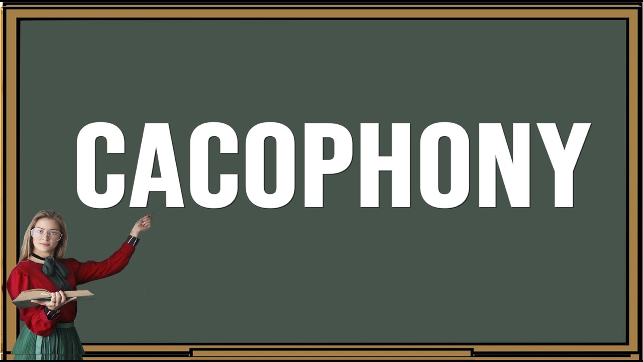 Cacophony. Какофония звуков. Слово какофония