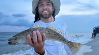 Dauphin Island surf fishing with spoons 26