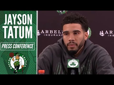Jayson Tatum Says Wrist Does Not Need Surgery, Celtics are 'Managing' It | Celtics Postgame
