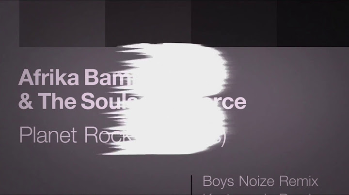 Planet Rock Remix version - Remix performance video thumbnail
