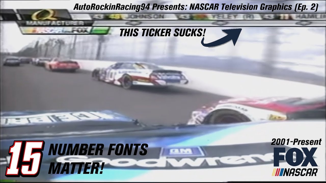 NASCAR Television Graphics (Episode 2) Fox NASCAR