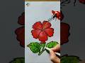 hibiscus flower drawing #house #tree#Scene #art #reels #pencil #drawing #easy #drawing4kids #shorts